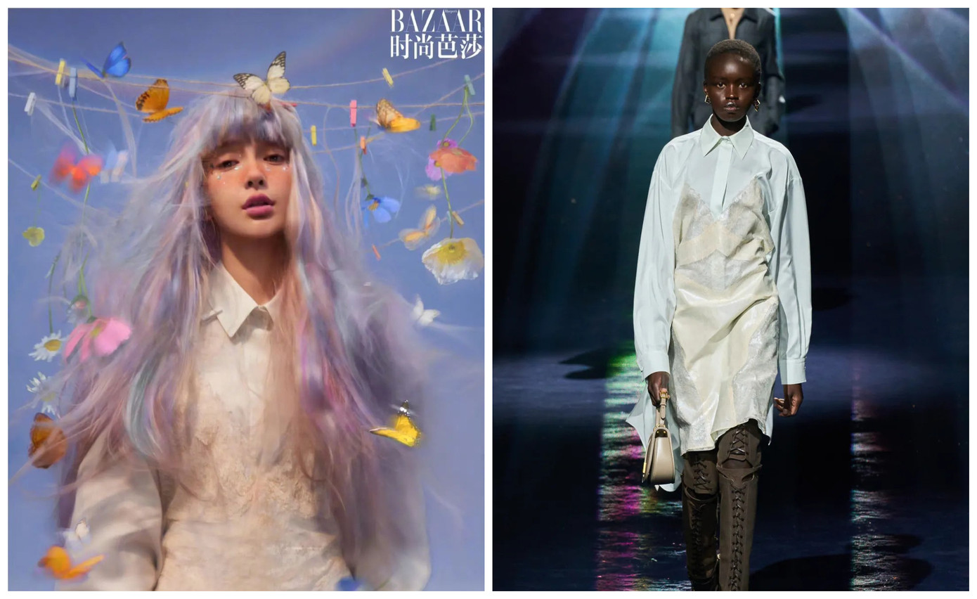 Mẫu sơ mi liền váy sau khi được Angela diện lên bìa tạp chí bất ngờ được giới mộ điệu săn lùng, trở thành item bán chạy của nhà mốt.