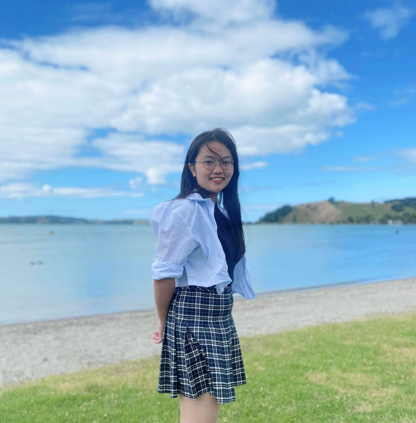 Kim Chi cho rằng xét tuyển bằng phương thức học bạ sẽ giảm áp lực cho các teen. Kim Chi cho rằng xét tuyển bằng phương thức học bạ sẽ giảm áp lực cho các teen.