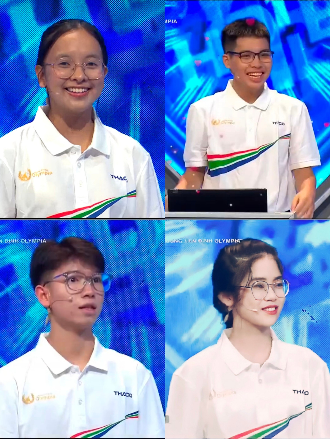 Chân dung 4 thí sinh cân tài cân sức của Tuần 3 Tháng 2 Quý 4 Đường Lên Đỉnh Olympia.