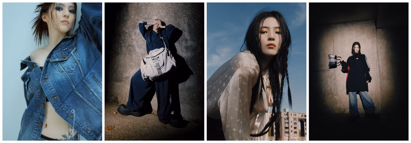 Xuất hiện cùng Balenciaga trong các chiến dịch, Han So Hee đổi mới phong cách cá tính hơn.