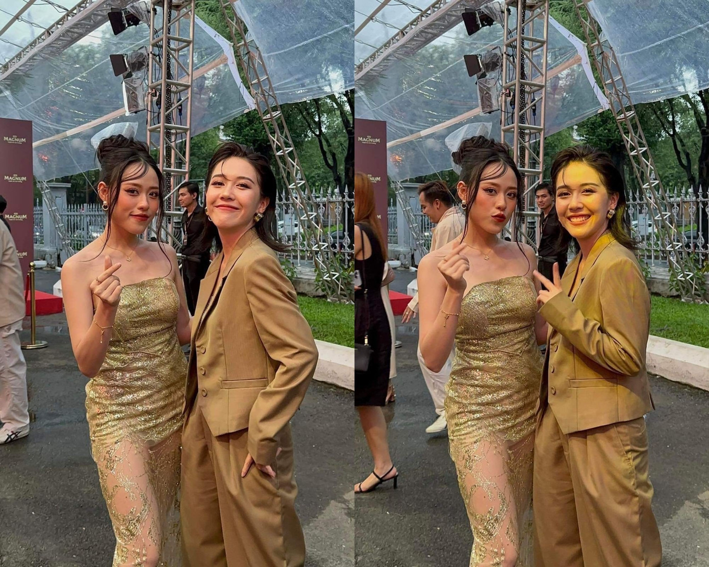 Netizen không khỏi trầm trồ bởi thần thái "soái tỷ" của Hậu Hoàng khi diện suit.