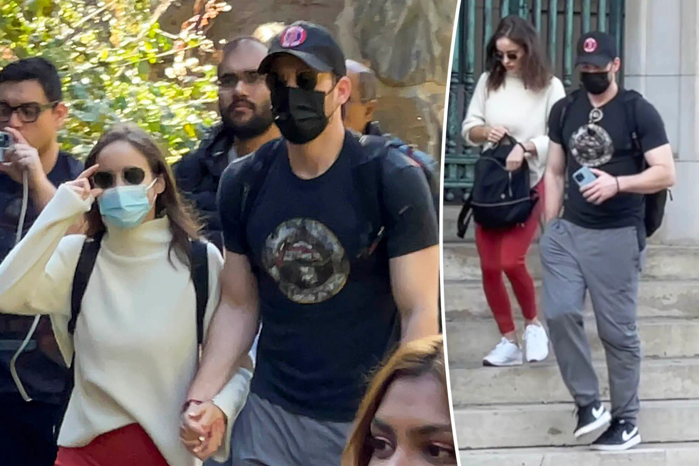 Cặp đôi từng công khai hẹn hò khi nắm tay dạo phố vào tháng 11/2022. Cặp đôi từng công khai hẹn hò khi nắm tay dạo phố vào tháng 11/2022.