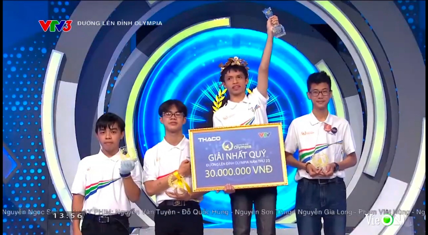 Nguyễn Minh Triết xuất sắc mang cầu truyền hình về cho Thừa Thiên - Huế với 290 điểm.