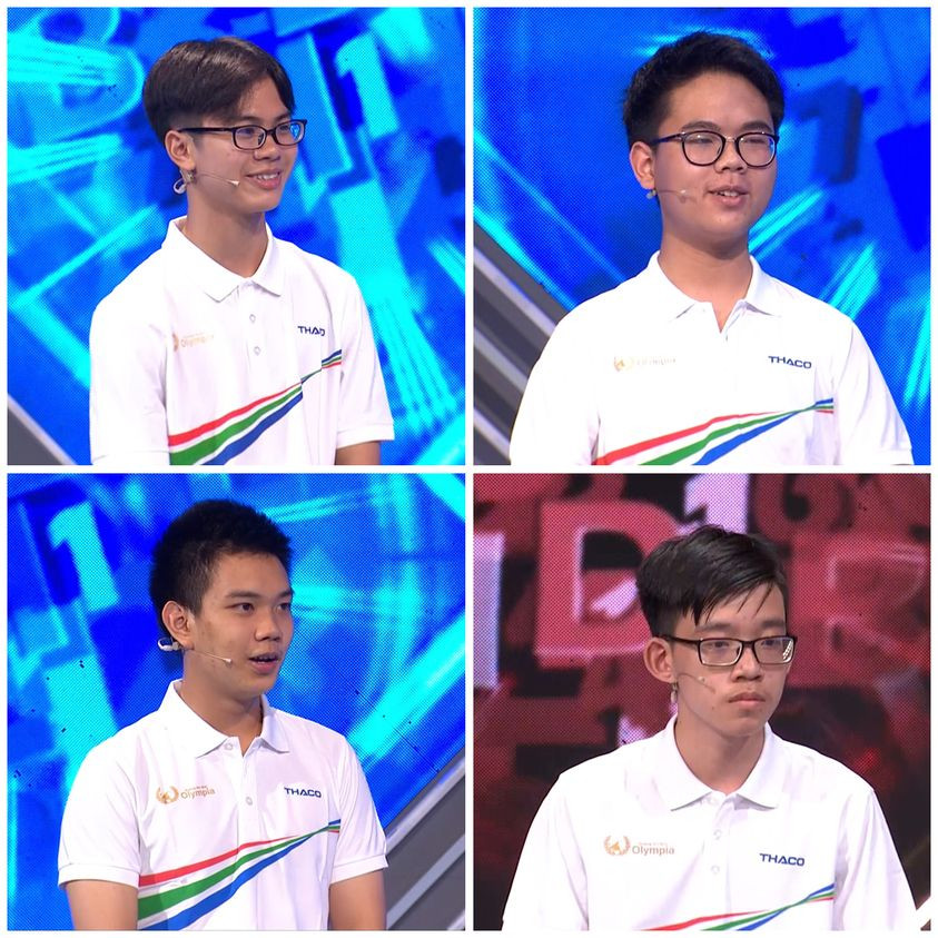 Chân dung bốn nhà leo núi của tháng 1 - Quý 2. Nguồn: Fanpage Đường Lên Đỉnh Olympia