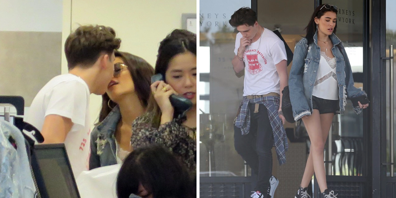 Madison Beer và "người bạn" Brooklyn Beckham.