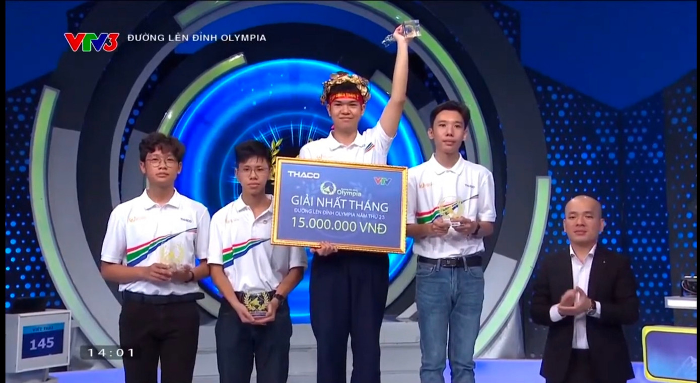 Đỗ Bảo Minh giành chiến thắng đầy thuyết phục với câu hỏi phụ.