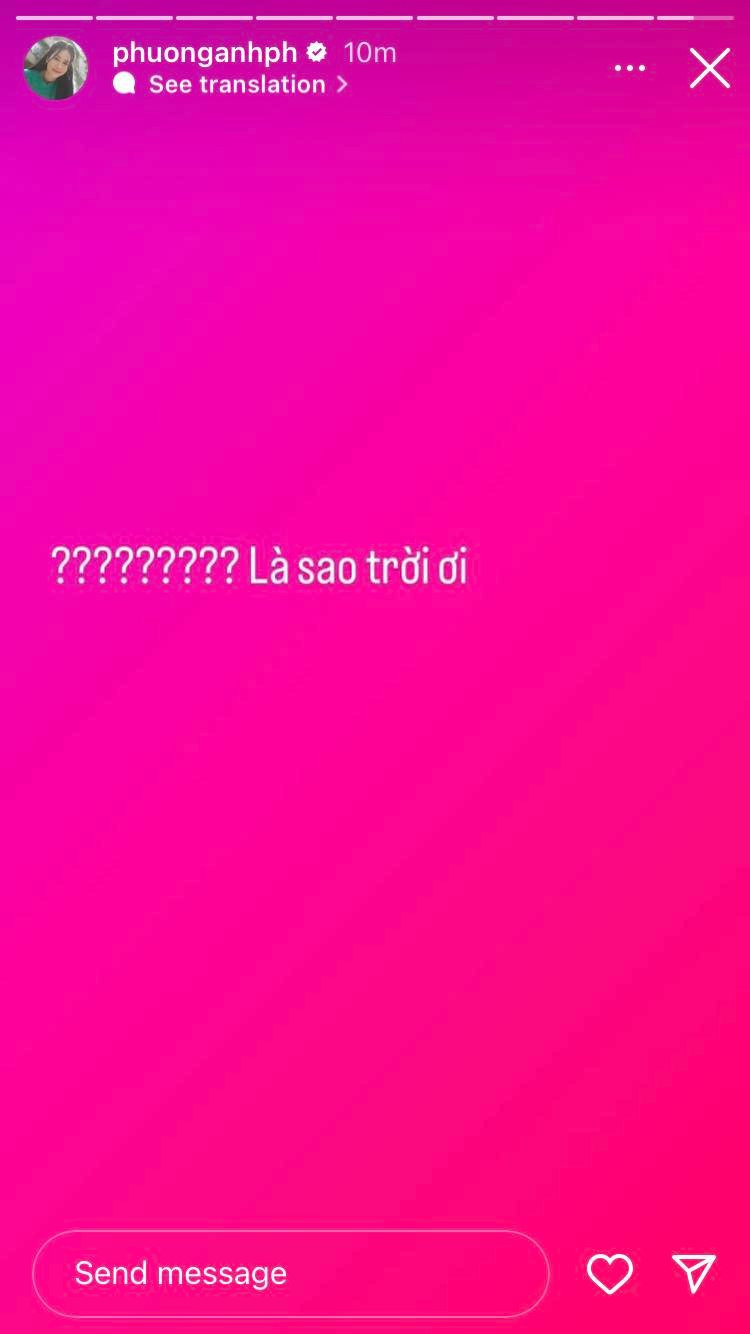 Á hậu Phương Anh thể hiện sự khó hiểu trước kết quả của Top 16 trên Story cá nhân. Á hậu Phương Anh thể hiện sự khó hiểu trước kết quả của Top 16 trên Story cá nhân.