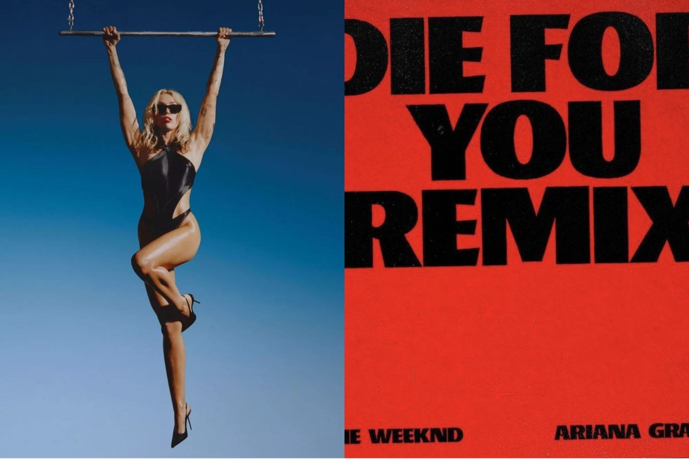 Miley Cyrus sẽ đối đầu với The Weekend và Ariana Grande vào tuần tới.