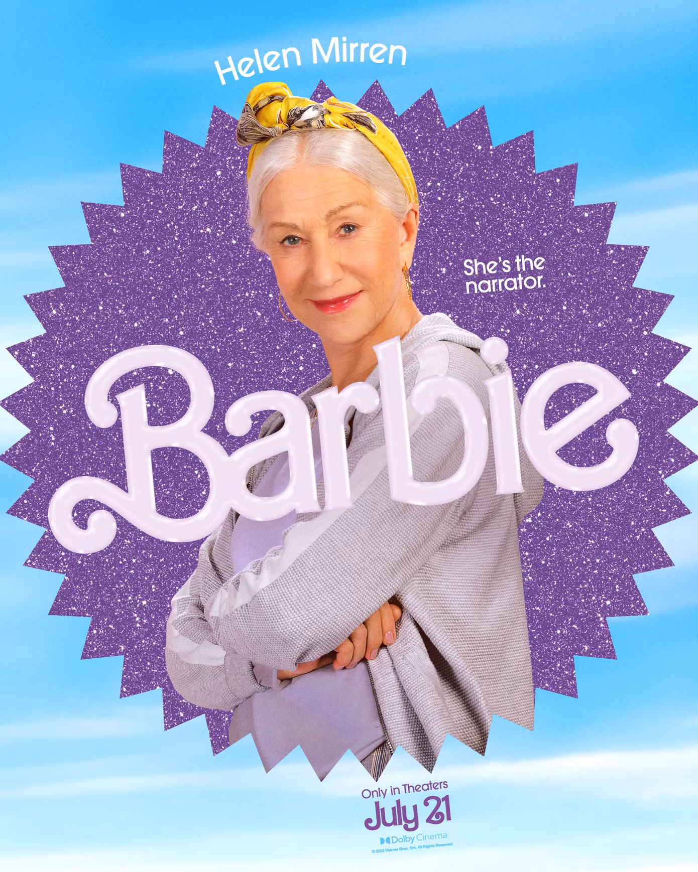 Và cả người dẫn chuyện - minh tinh thắng giải Oscar Helen Mirren!