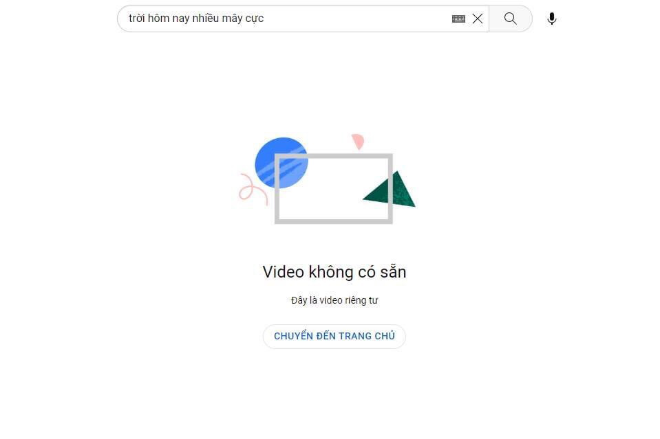 MV Trời Hôm Nay Nhiều Mây Cực được chuyển thành video riêng tư trên YouTube. MV Trời Hôm Nay Nhiều Mây Cực được chuyển thành video riêng tư trên YouTube.
