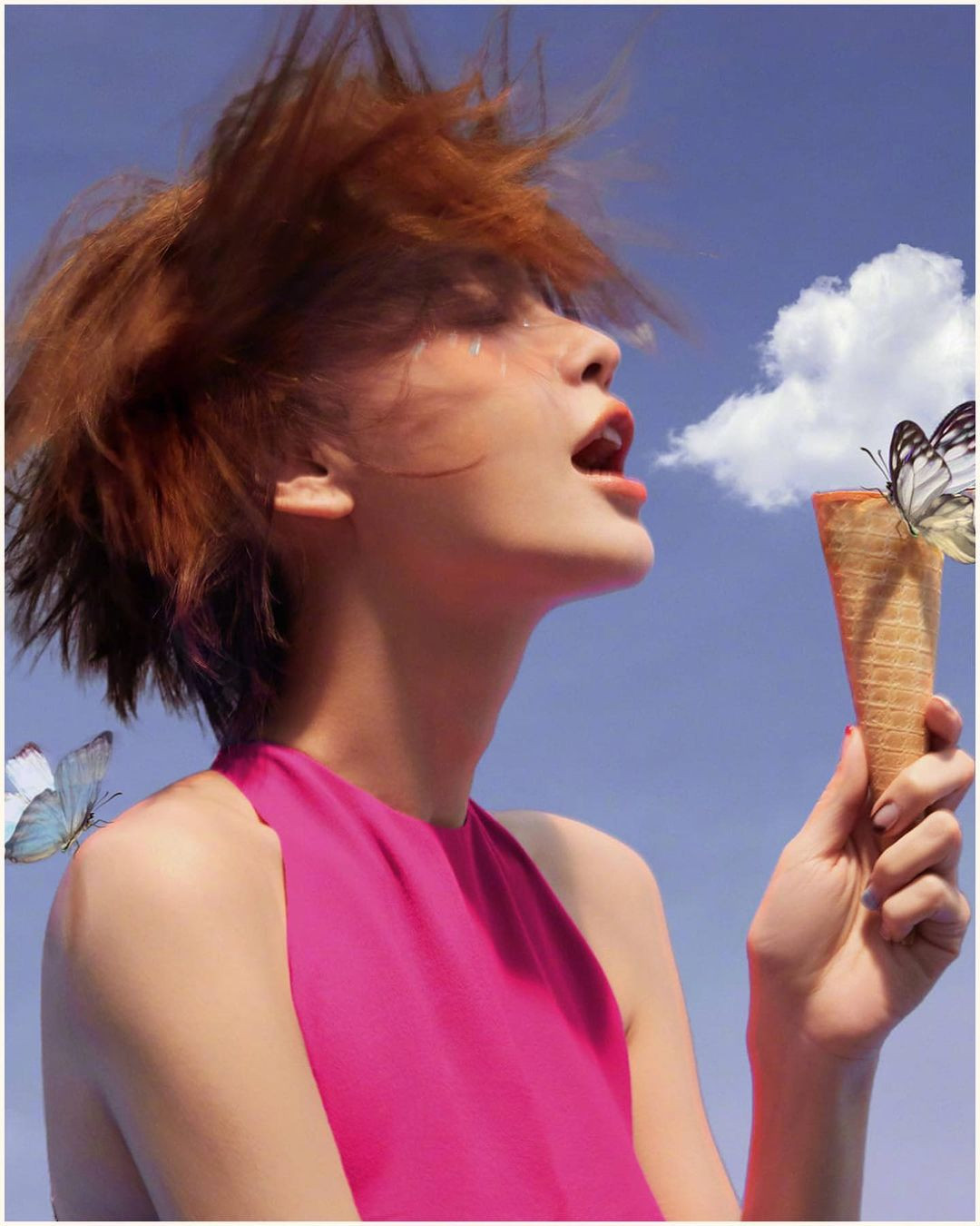 Angela Baby xuất hiện trong loạt ảnh với tạo hình ngọt ngào, dễ thương.