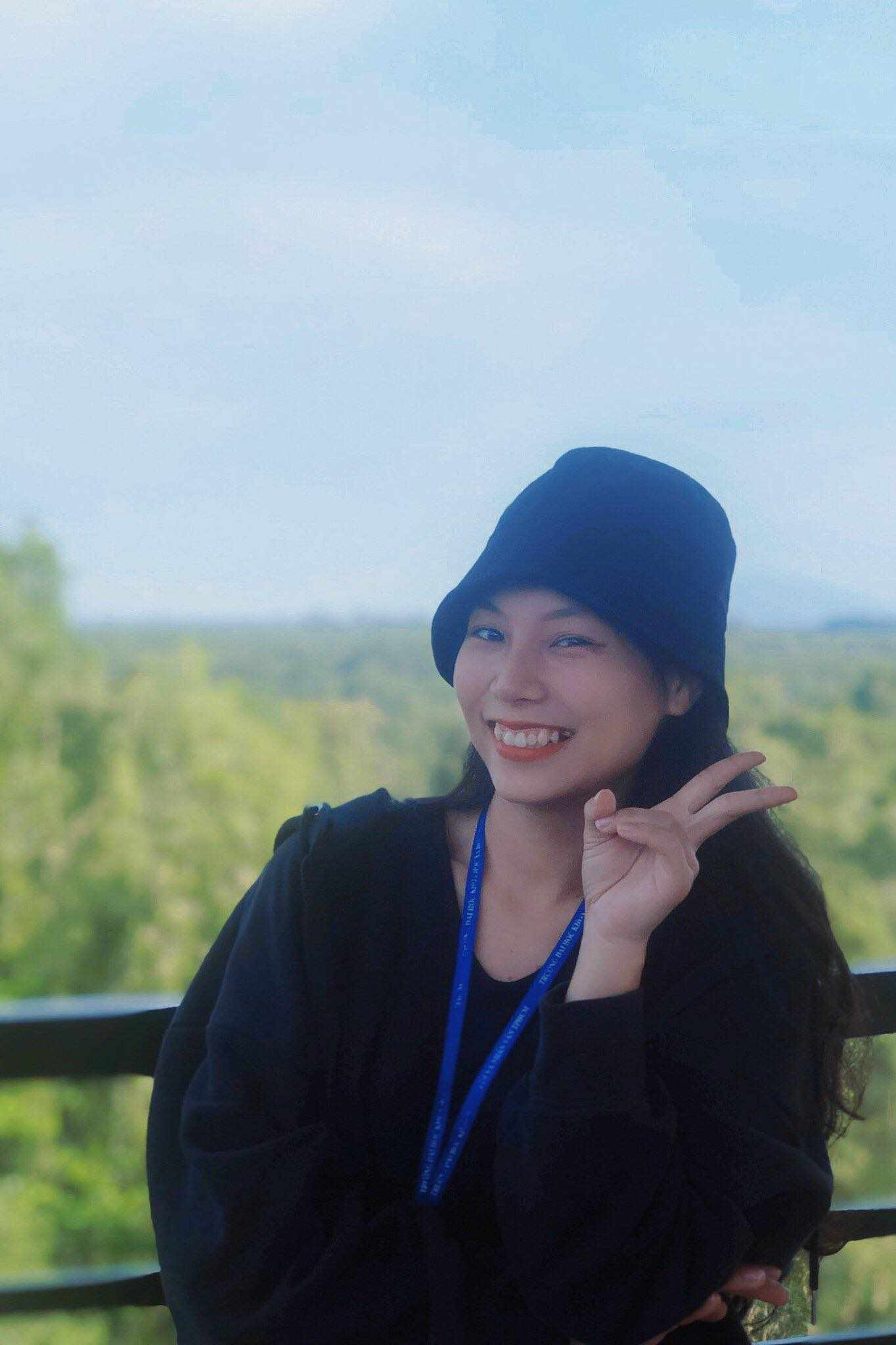 Nguyệt Phụng tranh thủ kiếm thêm tiền để dành về quê ăn Tết. Ảnh: NVCC Nguyệt Phụng tranh thủ kiếm thêm tiền để dành về quê ăn Tết. Ảnh: NVCC