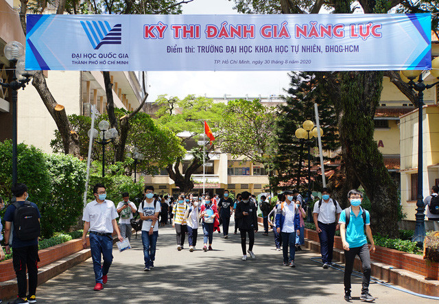 Kỳ thi Đánh giá năng lực của ĐH Quốc Gia TP.HCM là một trong những kỳ thi tuyển sinh riêng lớn nhất tại TP.HCM. Ảnh minh họa: Internet