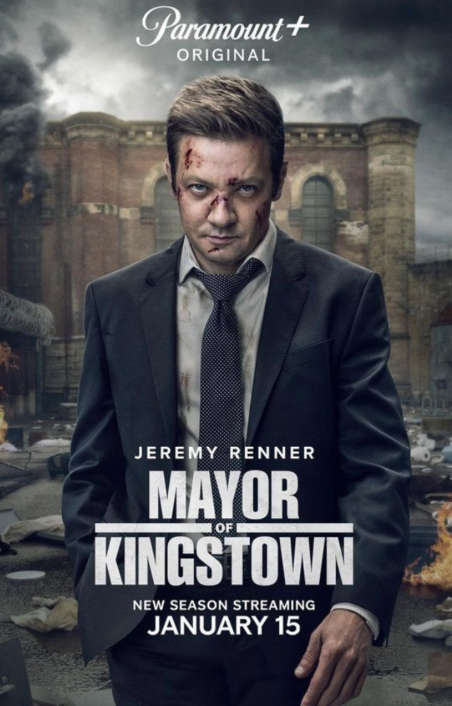 Bộ phim truyền hình "Mayor of Kingstown" có Jeremy Renner đóng vai chính.