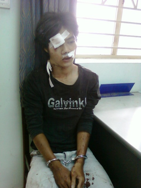 Đối tượng Cao Trung Lập bị bắt giữ tại cơ quan công an