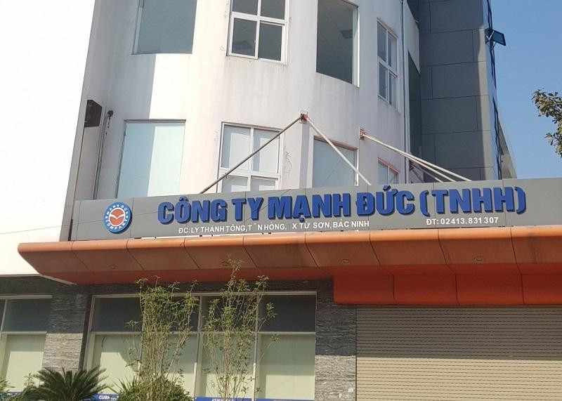 Công ty Mạnh Đức (TNHH) được thực hiện nhiều dự án theo hình thức BT trên địa bàn tỉnh Bắc Ninh.
