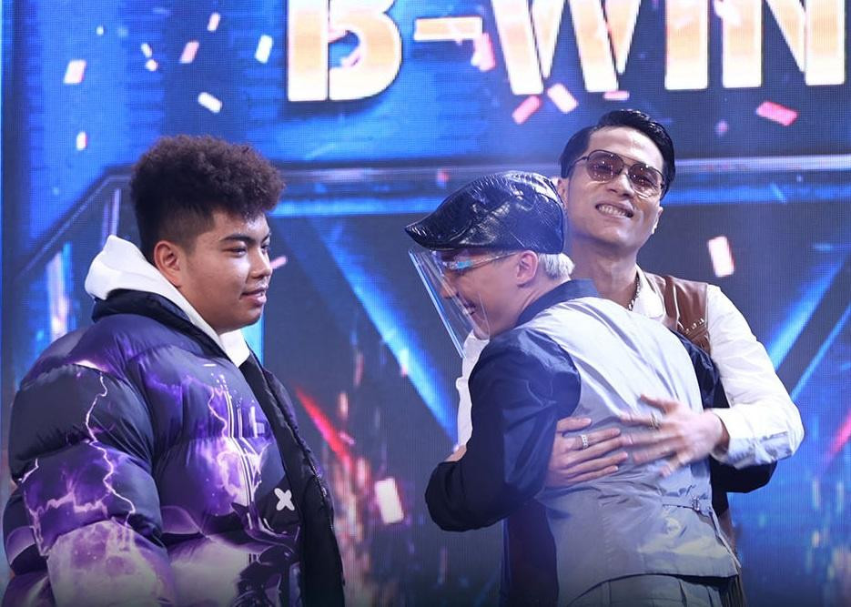 rap việt ảnh 2 Vượt qua Sol7 là chiến tích của B-Wine ở Rap Việt mùa hai. Ảnh: RV.