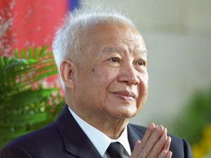 Cựu vương Campuchia Norodom Sihanouk. Cựu vương Campuchia Norodom Sihanouk