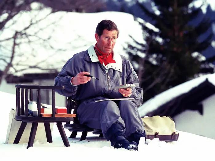 Vua Charles ở Klosters. Ảnh: Getty Images