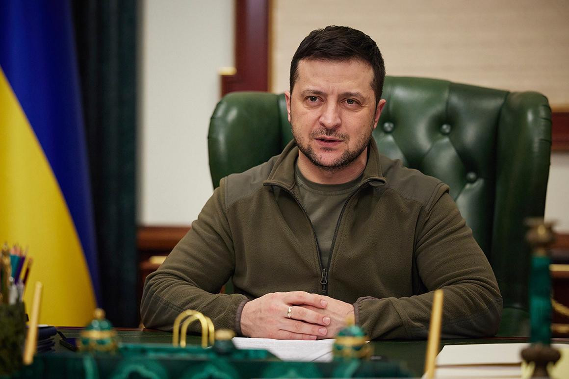 Tổng thống Ukraine Volodymyr Zelensky. Ảnh: AP