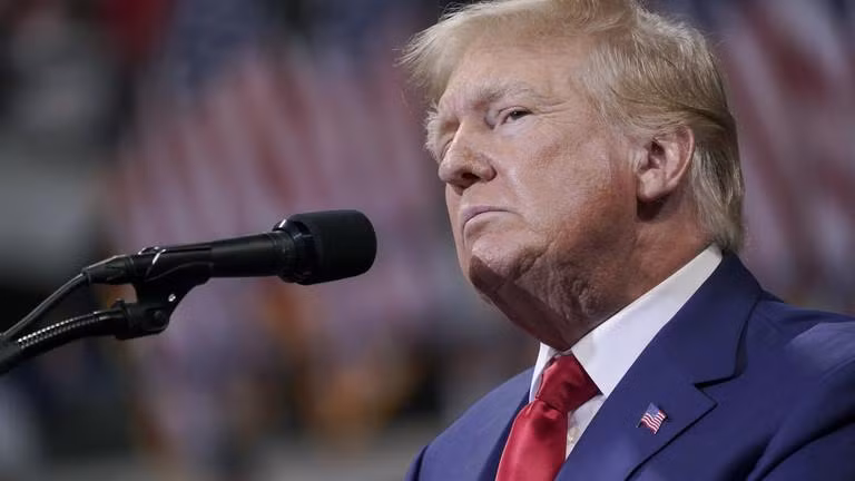 Cựu Tổng thống Donald Trump. Ảnh: AP