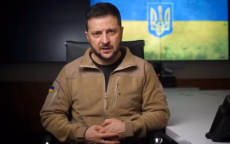 Tổng thống Ukraine Volodymyr Zelensky. Ảnh: AP Tổng thống Ukraine Volodymyr Zelensky. Ảnh: AP