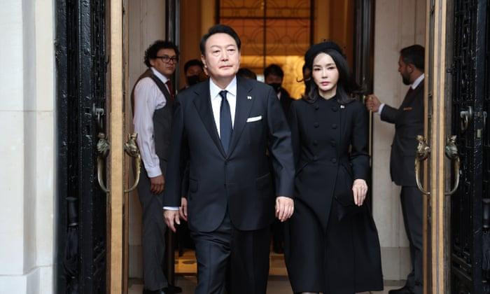 Tổng thống Hàn Quốc Yoon Suk Yeol và phu nhân.