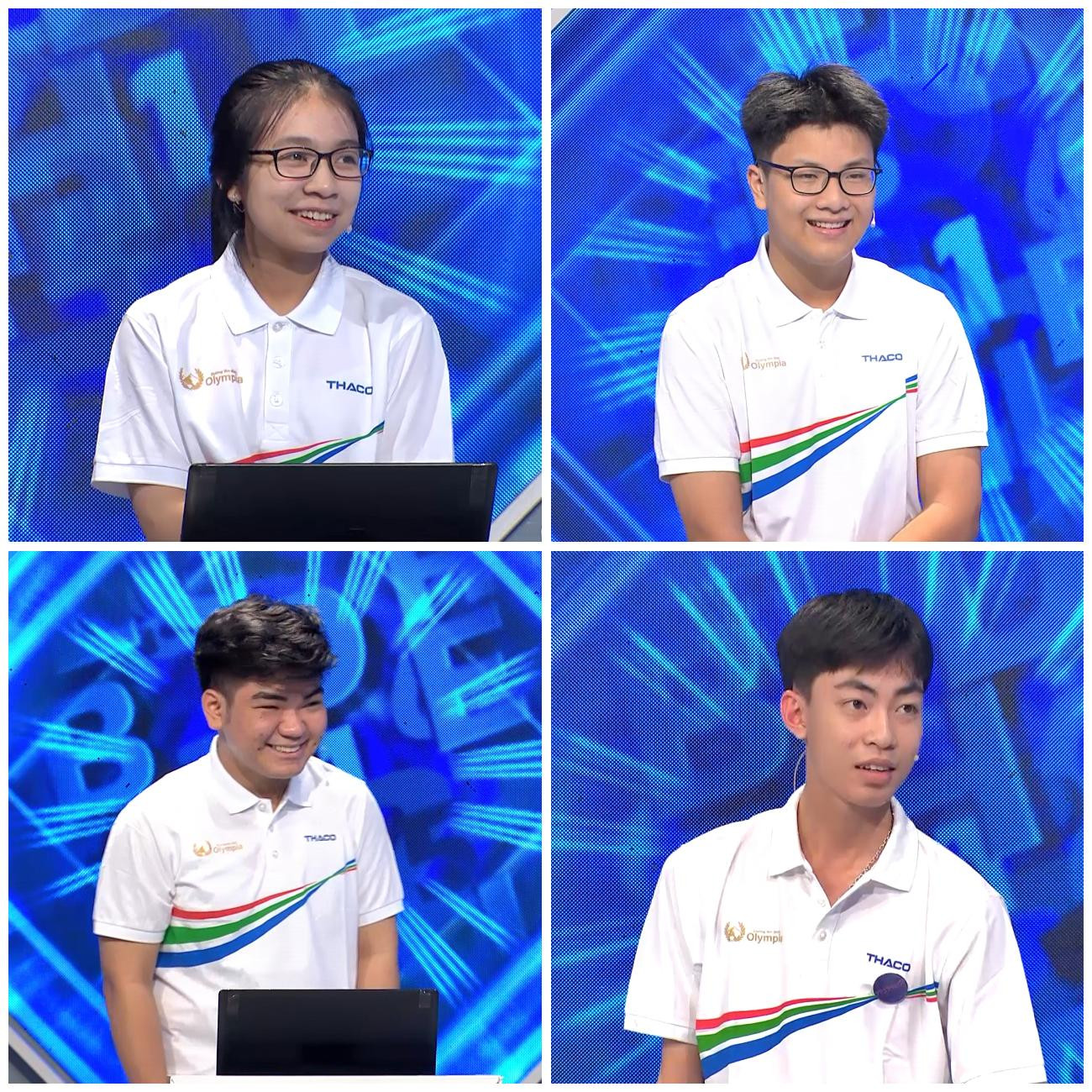 Bốn thí sinh tranh tài trong trận tháng 3 quý III. Ảnh: FBCT Bốn thí sinh tranh tài trong trận tháng 3 quý III. Ảnh: FBCT