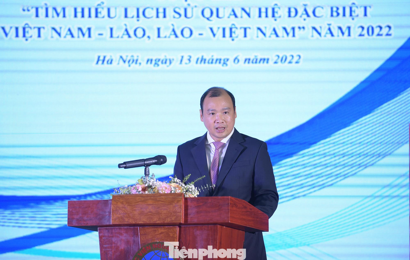 Ông Lê Hải Bình phát biểu tại cuộc thi. Ảnh: Xuân Tùng Ông Lê Hải Bình phát biểu tại cuộc thi. Ảnh: Xuân Tùng