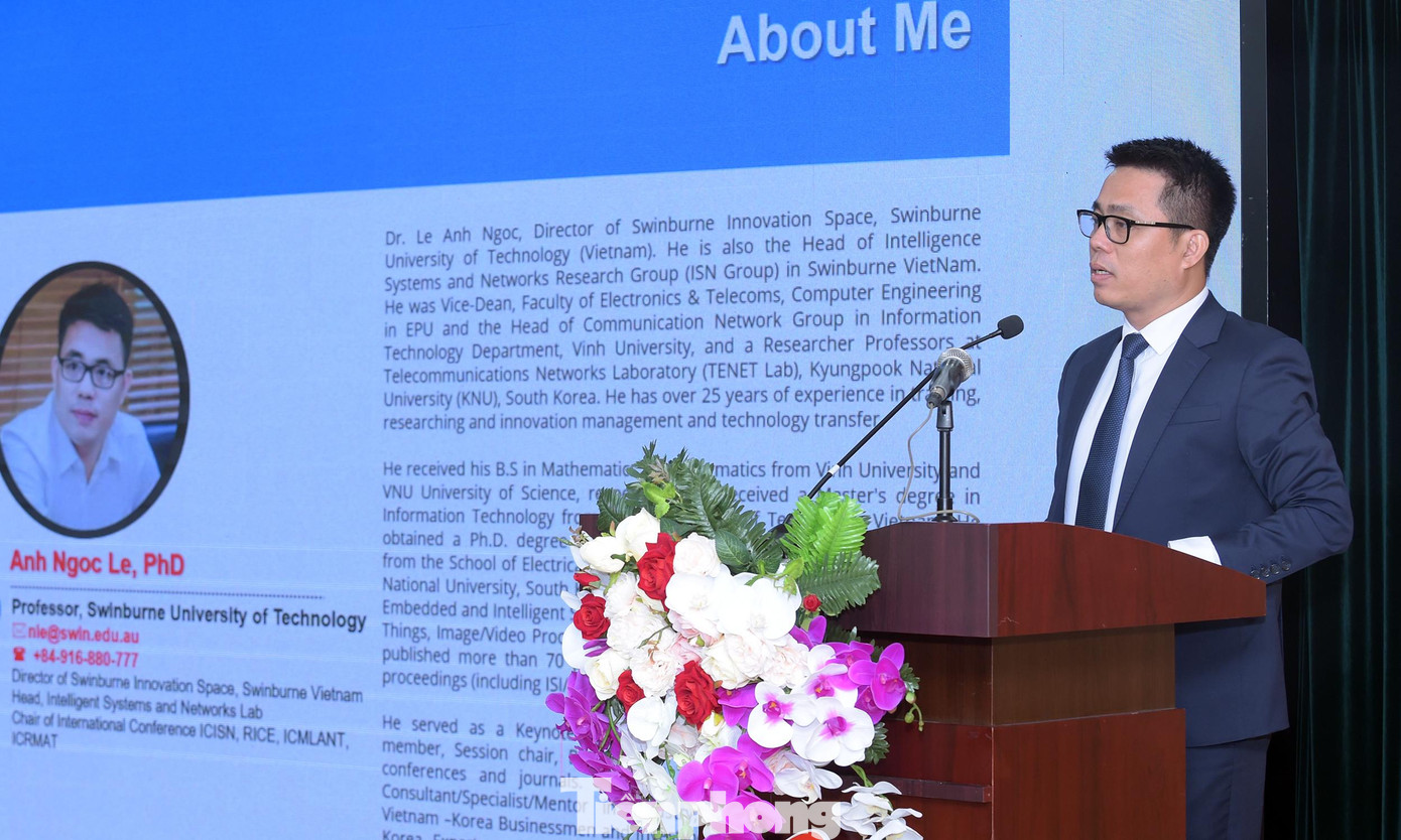 TS. Lê Anh Ngọc trao đổi tại hội nghị. Ảnh: Xuân Tùng TS. Lê Anh Ngọc trao đổi tại hội nghị. Ảnh: Xuân Tùng