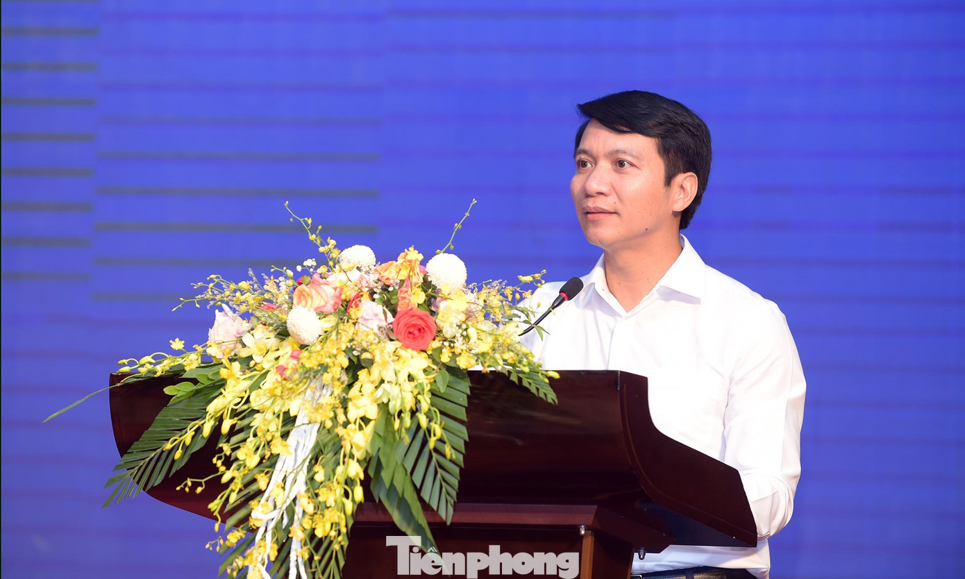 Anh Nguyễn Ngọc Lương phát biểu kết luận hội nghị. Ảnh: Xuân Tùng Anh Nguyễn Ngọc Lương phát biểu kết luận hội nghị. Ảnh: Xuân Tùng