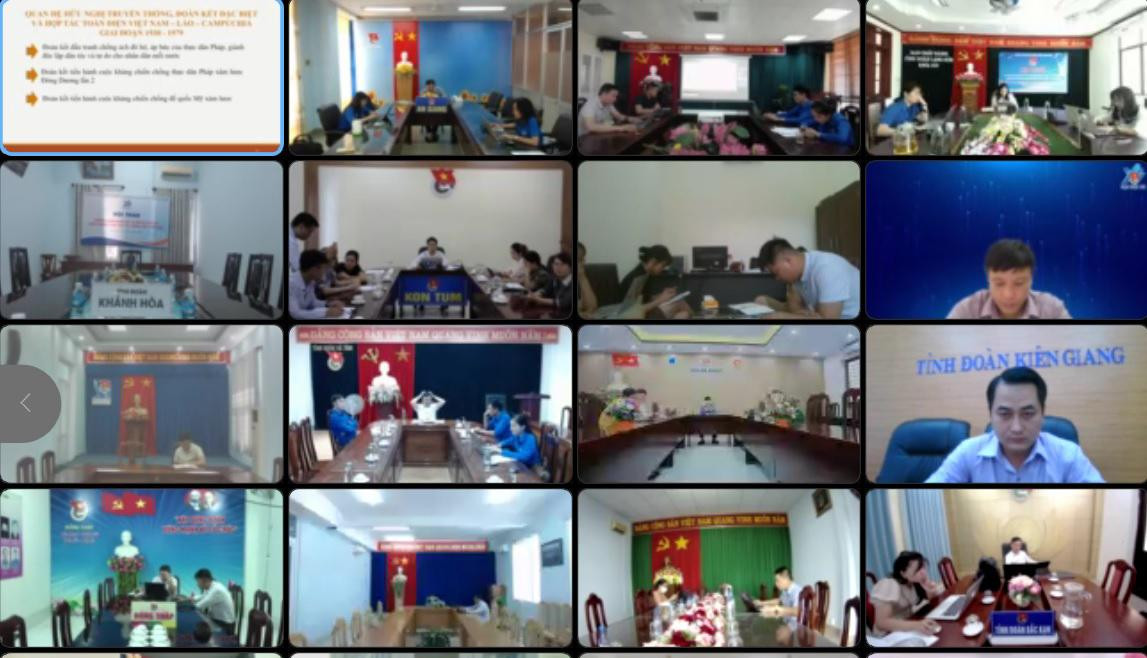 Hội nghị diễn ra theo hình thức trực tuyến kết hợp trực tiếp Hội nghị diễn ra theo hình thức trực tuyến kết hợp trực tiếp