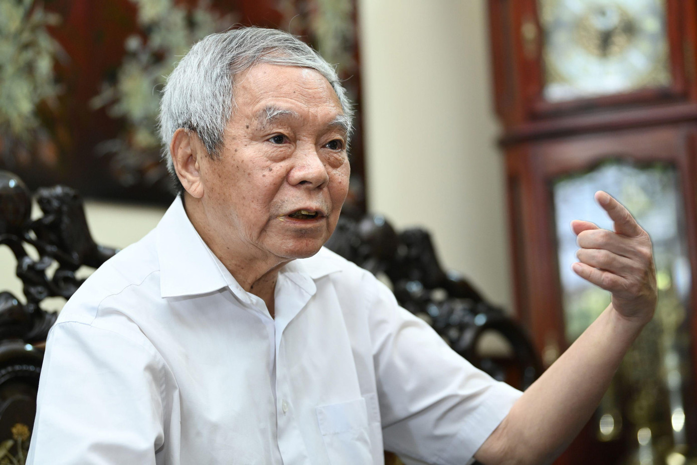 Ông Thái Phụng Nê - nguyên Bộ trưởng Bộ Năng lượng (ảnh: Mạnh Quân).