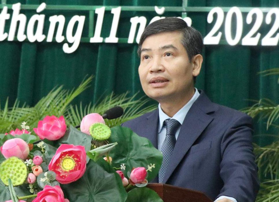 Ông Tạ Anh Tuấn phát biểu nhận nhiệm vụ (ảnh: CTV).