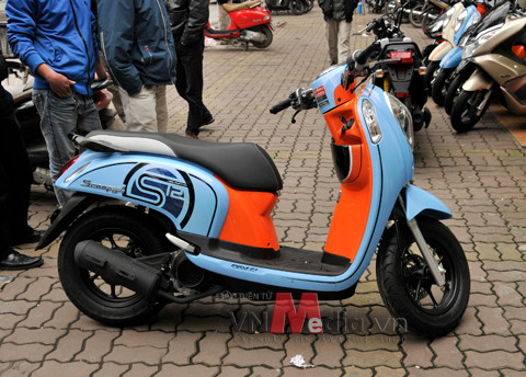 Xe có sự phối màu khá đẹp mắt