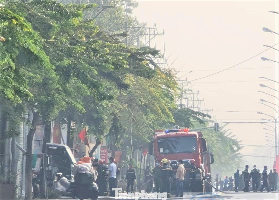 Hiện trường vụ rò rỉ khí gas