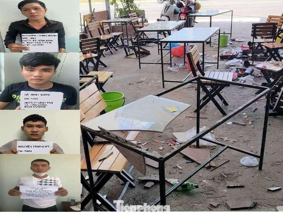 Nhóm đối tượng đập phá quán nhậu Nhóm đối tượng đập phá quán nhậu