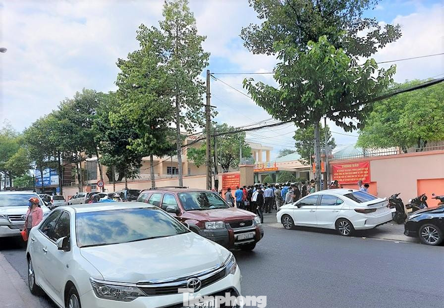 Khu vực phòng CSGT Công an tỉnh Bình Dương.