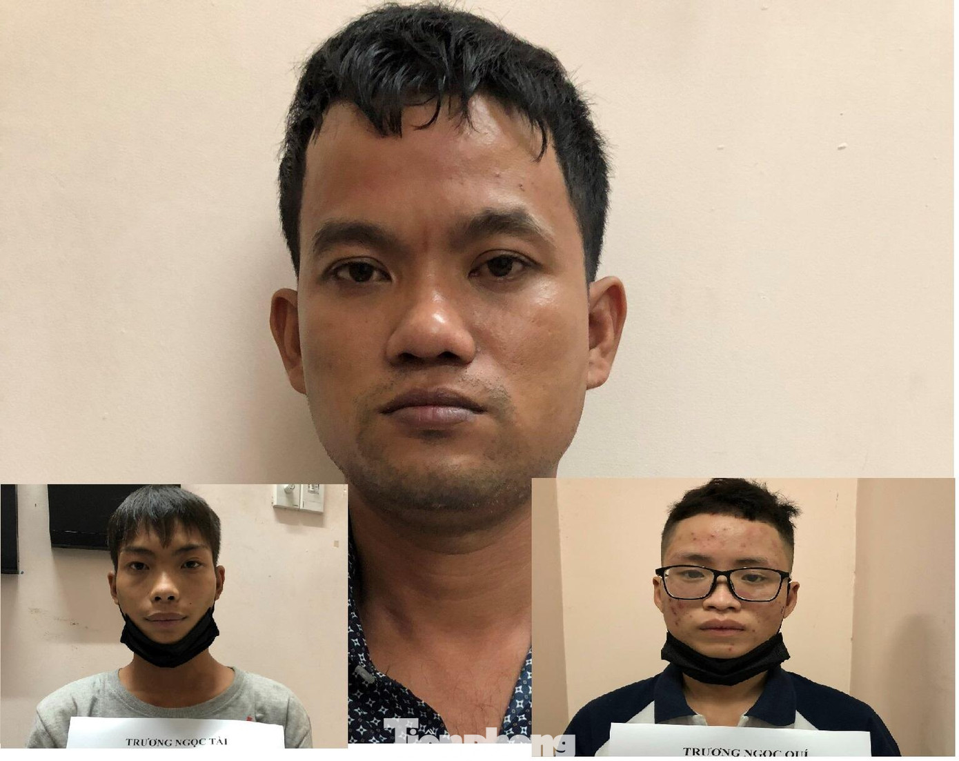 Nhóm đối tượng bị bắt giữ