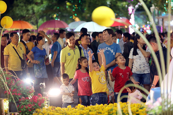 Pháo hoa rực sáng bầu trời chào đón năm mới Kỷ Hợi ảnh 39