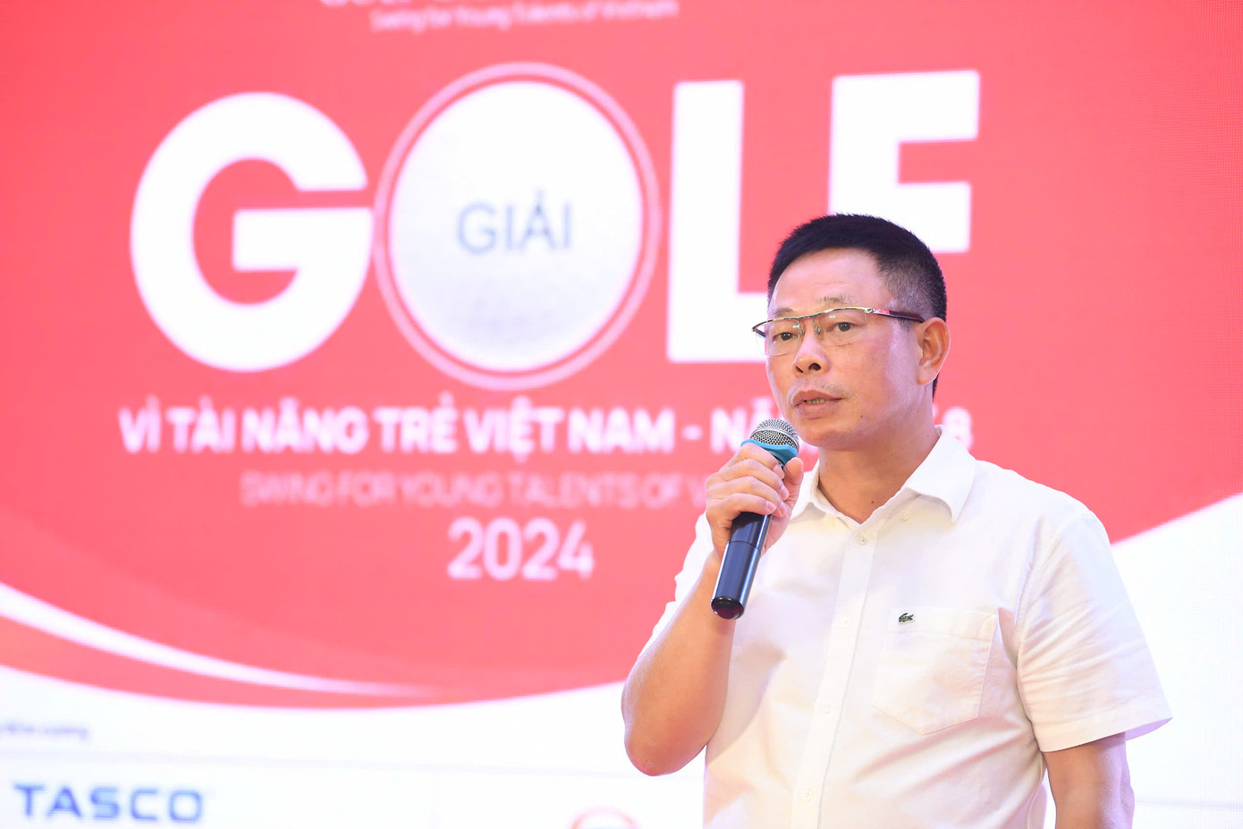 Nhà báo Phùng Công Sưởng – Tổng Biên tập báo Tiền Phong, Trưởng Ban tổ chức Tiền Phong Golf Championship - Vì Tài năng trẻ Việt Nam mùa thứ 8 – năm 2024.