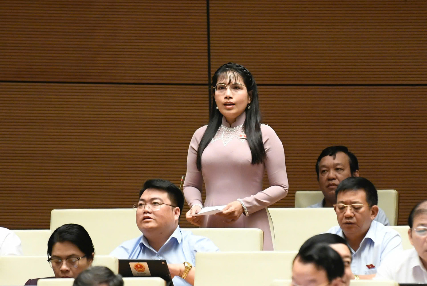 Đại biểu Quốc hội Châu Quỳnh Dao (đoàn Kiên Giang). Ảnh: Như Ý Đại biểu Quốc hội Châu Quỳnh Dao (đoàn Kiên Giang). Ảnh: Như Ý