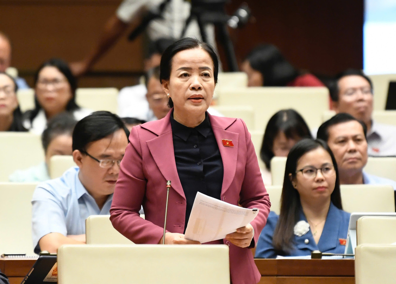 Đại biểu Quốc hội Nguyễn Thị Kim Thúy (đoàn Đà Nẵng). Ảnh: Như Ý Đại biểu Quốc hội Nguyễn Thị Kim Thúy (đoàn Đà Nẵng). Ảnh: Như Ý