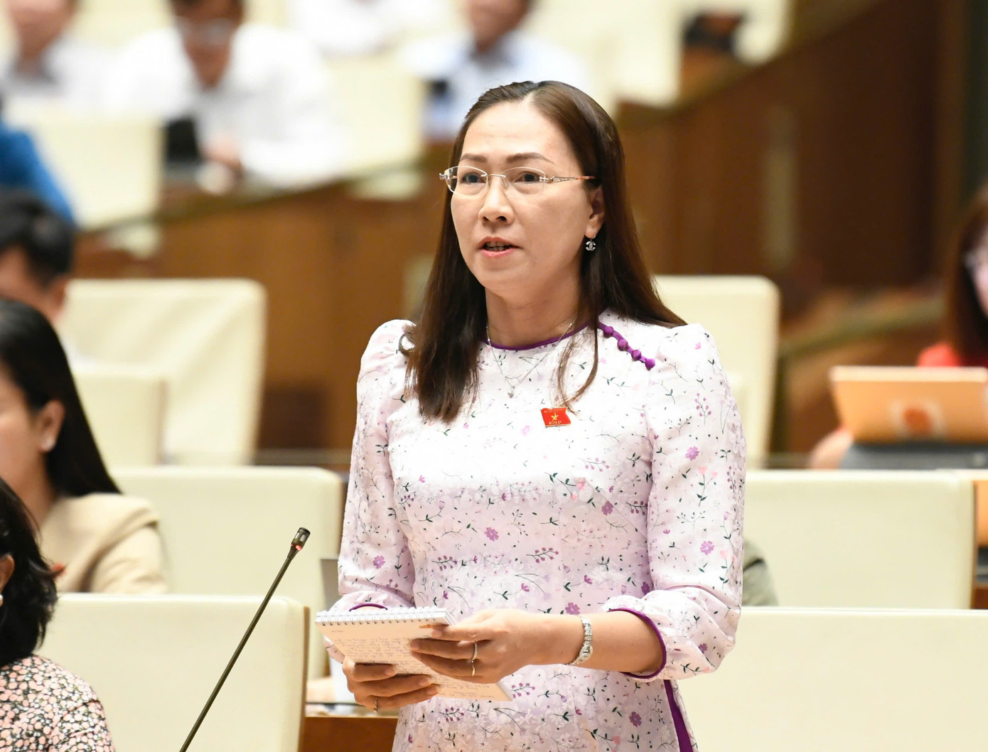 Đại biểu Nguyễn Thị Yến Nhi (đoàn Bến Tre). Ảnh: Như Ý Đại biểu Nguyễn Thị Yến Nhi (đoàn Bến Tre). Ảnh: Như Ý