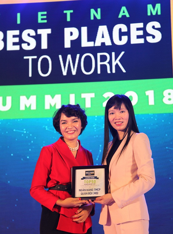 MB thăng hạng vào top 3 nơi làm việc tốt nhất Việt Nam ngành ngân hàng ảnh 1