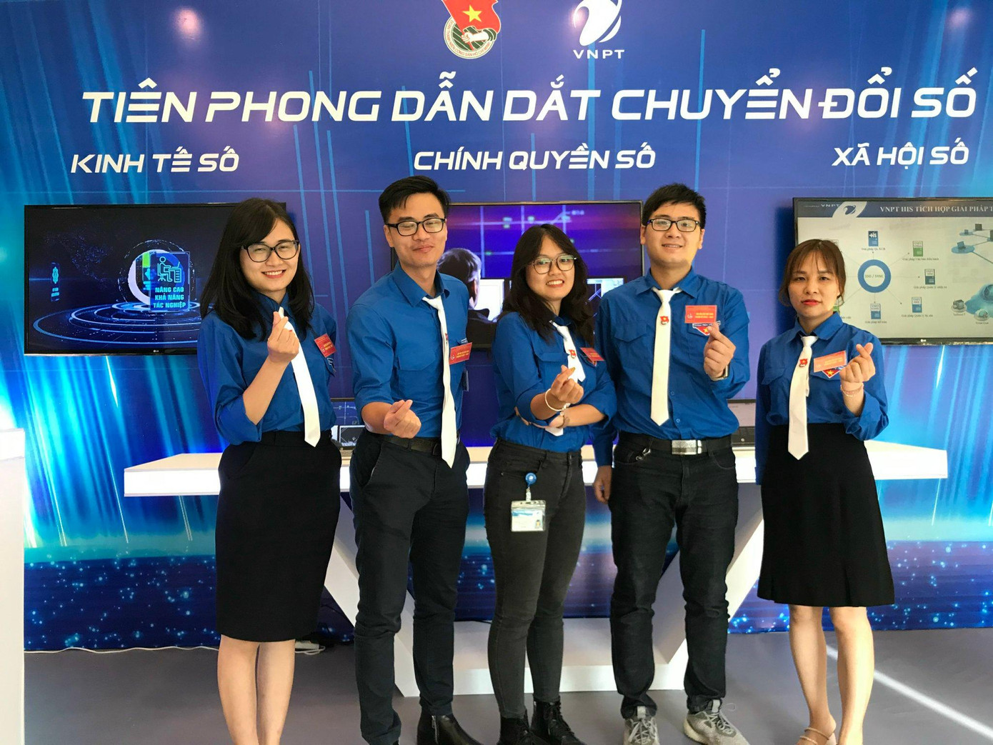 Niềm vui của các đại biểu tại Đại hội Đoàn VNPT khóa XXIII, nhiệm kỳ 2022 - 2027