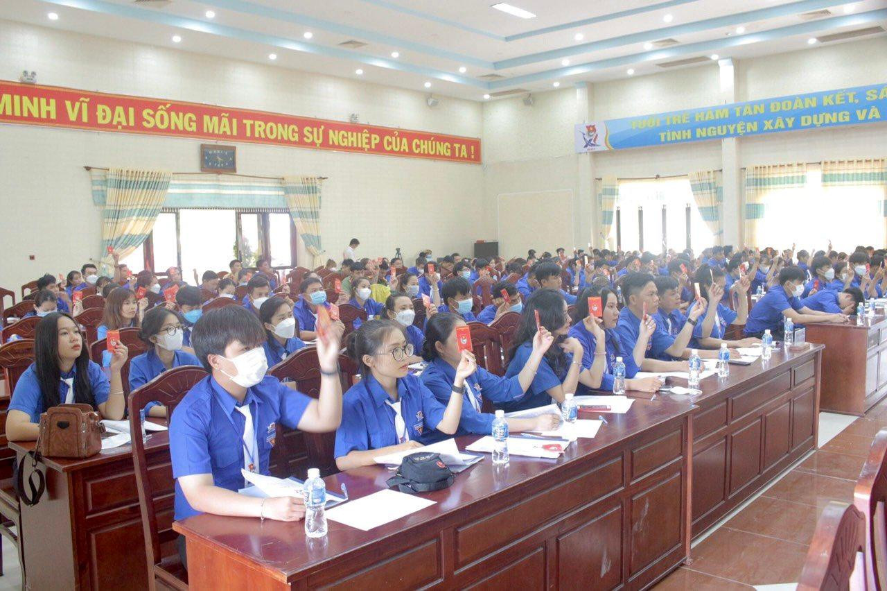 Bình Thuận là đơn vị đầu tiên trên toàn quốc đã hoàn thành 100% đại hội Đoàn cấp huyện và tương đương, nhiệm kỳ 2022-2027 Bình Thuận là đơn vị đầu tiên trên toàn quốc đã hoàn thành 100% đại hội Đoàn cấp huyện và tương đương, nhiệm kỳ 2022-2027