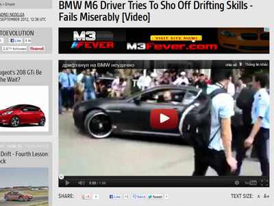 Màn drift hỏng của dân chơi Việt vừa đồng loạt lên báo nước ngoài. Màn drift hỏng của dân chơi Việt vừa đồng loạt lên báo nước ngoài