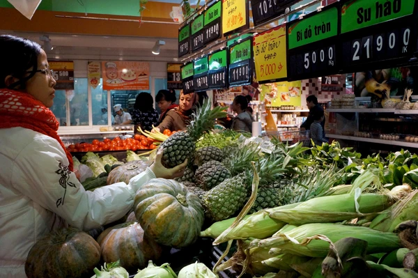 Tại siêu thị Big C không tăng giá so với trước Tết