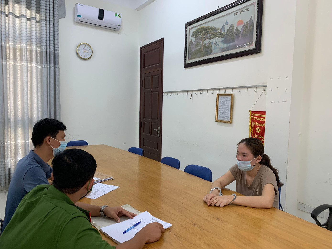 Đối tượng Lê Thị Tâm tại cơ quan Công an. Ảnh: Công an Thanh Hoá Đối tượng Lê Thị Tâm tại cơ quan Công an. Ảnh: Công an Thanh Hoá